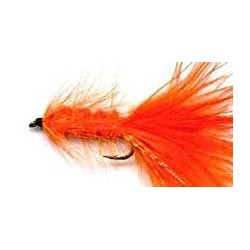 Streamers orange woolly bugger button $2.64