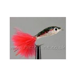 Streamers Epoxy Minnow Pearl and Red $2.64
