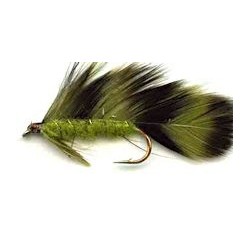 Streamers olive grizzly matuka button $2.64