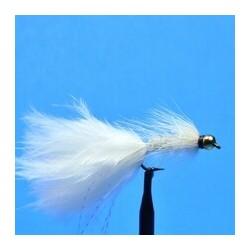 Streamers Bead Head Woolly Bugger White Krystal Flash $2.64