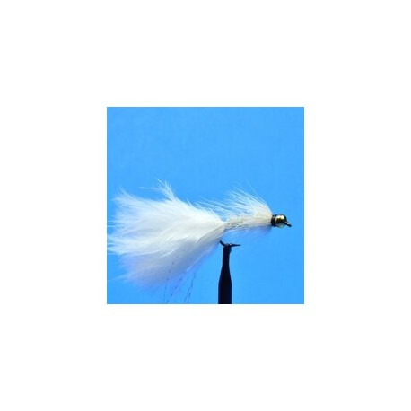 Streamers Bead Head Woolly Bugger White Krystal Flash $2.64