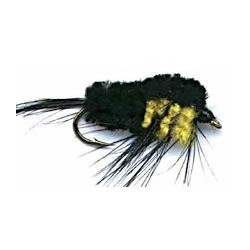 Streamers black yellow montana button $2.64
