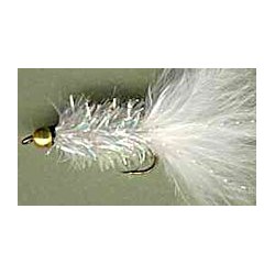 Streamers white crystal woolly bugger button $2.64