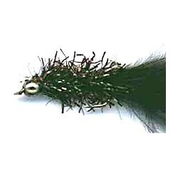 Streamers black crystal woolly bugger button $2.64