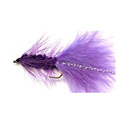 Streamers purple woolly bugger button $2.64