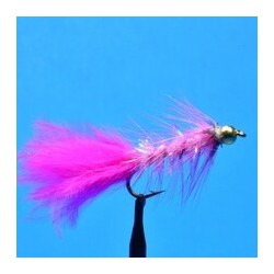 Streamers Bead Head Woolly Bugger Pink Krystal Flash $2.64