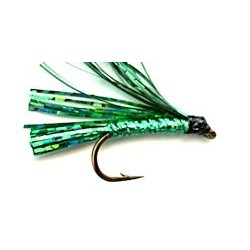 Streamers green sparkler button $2.64