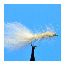 Streamers Woolly Bugger  White $2.64