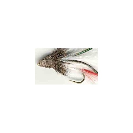 Streamers white marabou muddler minnow button $2.64