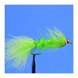 Streamers Bead Head Krystal Bugger  Chartreuse $2.64