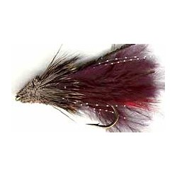 Streamers black marabou muddler button $2.64