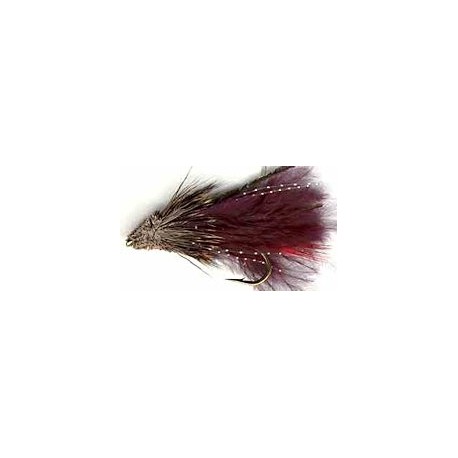Streamers black marabou muddler button $2.64