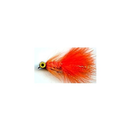 Streamers orange deepwater woolly bugger button $2.64