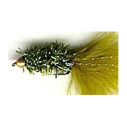 Streamers crystal olive woolly bugger button $2.64