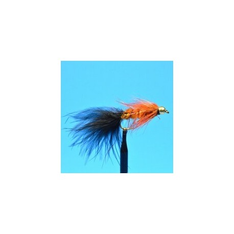Streamers Bead Head Woolly Bugger  Orange Black $2.64