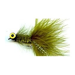 Streamers olive deepwater woolly bugger button $2.64