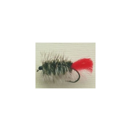 Streamers woolly worm olive grizzly $2.64