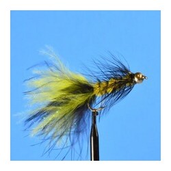 Streamers Bead Head Woolly Bugger  Yellow Black $2.64