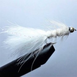 Streamers Bh wooly bugger white $2.64