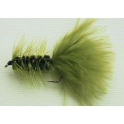 Streamers woolly bugger olive $2.64