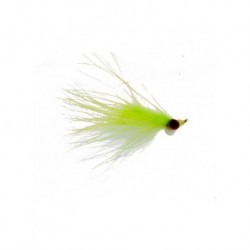 Streamers clouser marabou chartreuse white $2.64