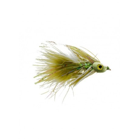 Streamers skull bugger olive and white $2.64