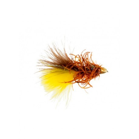 Streamers conehead bighorn bugger brown yellow $2.64