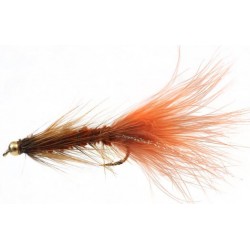 Streamers Woolly Bugger Brown BH $2.64