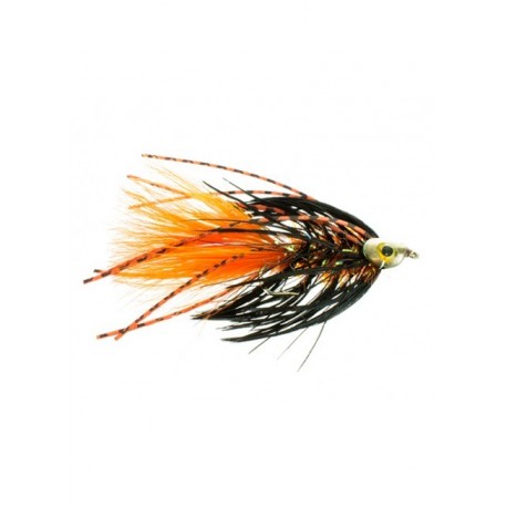 Streamers skull bugger black orange $2.64
