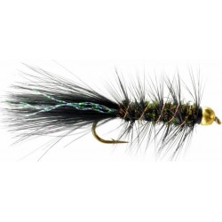 Streamers BH Wooly Bugger Peacock Black Tail $2.64