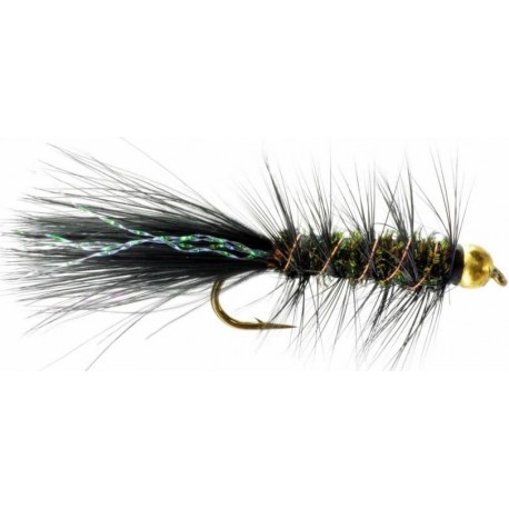 Streamers BH Wooly Bugger Peacock Black Tail $2.64
