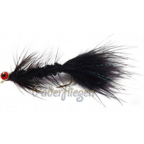 Streamers Woolly Bugger Black Deepwater $2.64