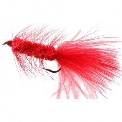 Streamers Wooly bugger red $2.64