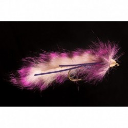 Streamers Hot Pink Tiger Barred Rubberleg Zonker $2.64