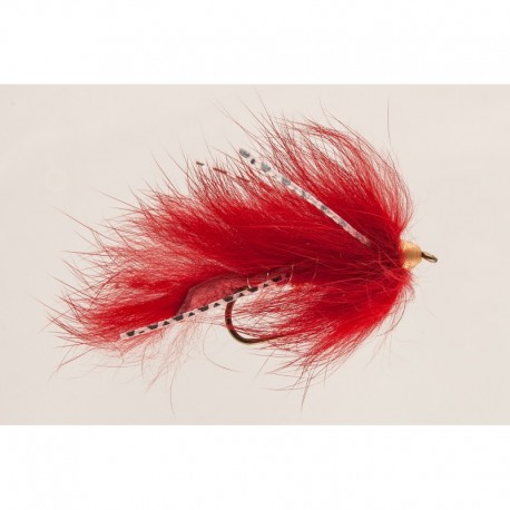 Streamers Red rubberleg zonker $2.64