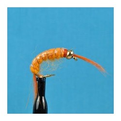 Beaded Nymphs Bead Head Scud Orange $2.42