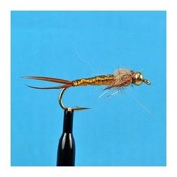 Beaded Nymphs Bead Head Woven Stone Fly Brown $2.42