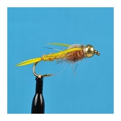 Beaded Nymphs Bead Head Woven Stone Fly Golden $2.42