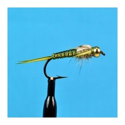 Beaded Nymphs Bead Head Woven Stone Fly Olive $2.42