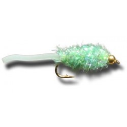 Beaded Nymphs BH Egg Sucking Squiggly Worm FL Green $2.42