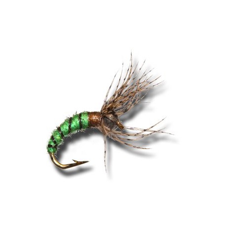 Special Dries BH Tenkara Caddis Pupa Green $2.34