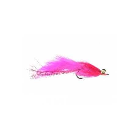 Salmon Singles Hareball Leech (Fuschia) $6.80