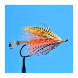 Salmon Singles October Spey  Orange $6.80