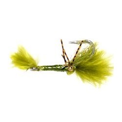 Bonefish Saltwaters olive epoxy shrimp $6.80