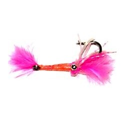 Bonefish Saltwaters pink epoxy shrimp $6.80