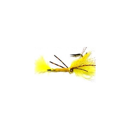Bonefish Saltwaters yellow epoxy shrimp $6.80