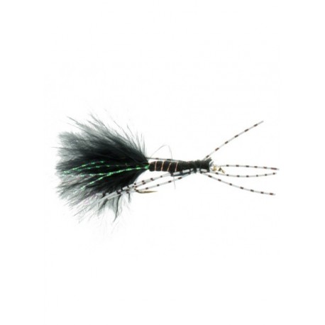 Pike damsel rubber black carp $6.80
