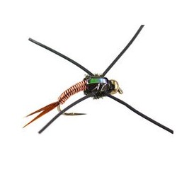 Beaded Nymphs Copper John Nymph Bead Head Red $2.42