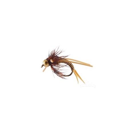 Beaded Nymphs Copper John Nymph BH Rubber Legs Copper $2.42