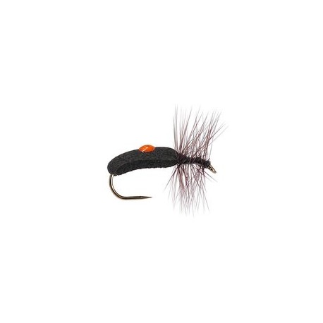 Terrestrials Hackle Black Hi Viz Foam Beetle $2.99